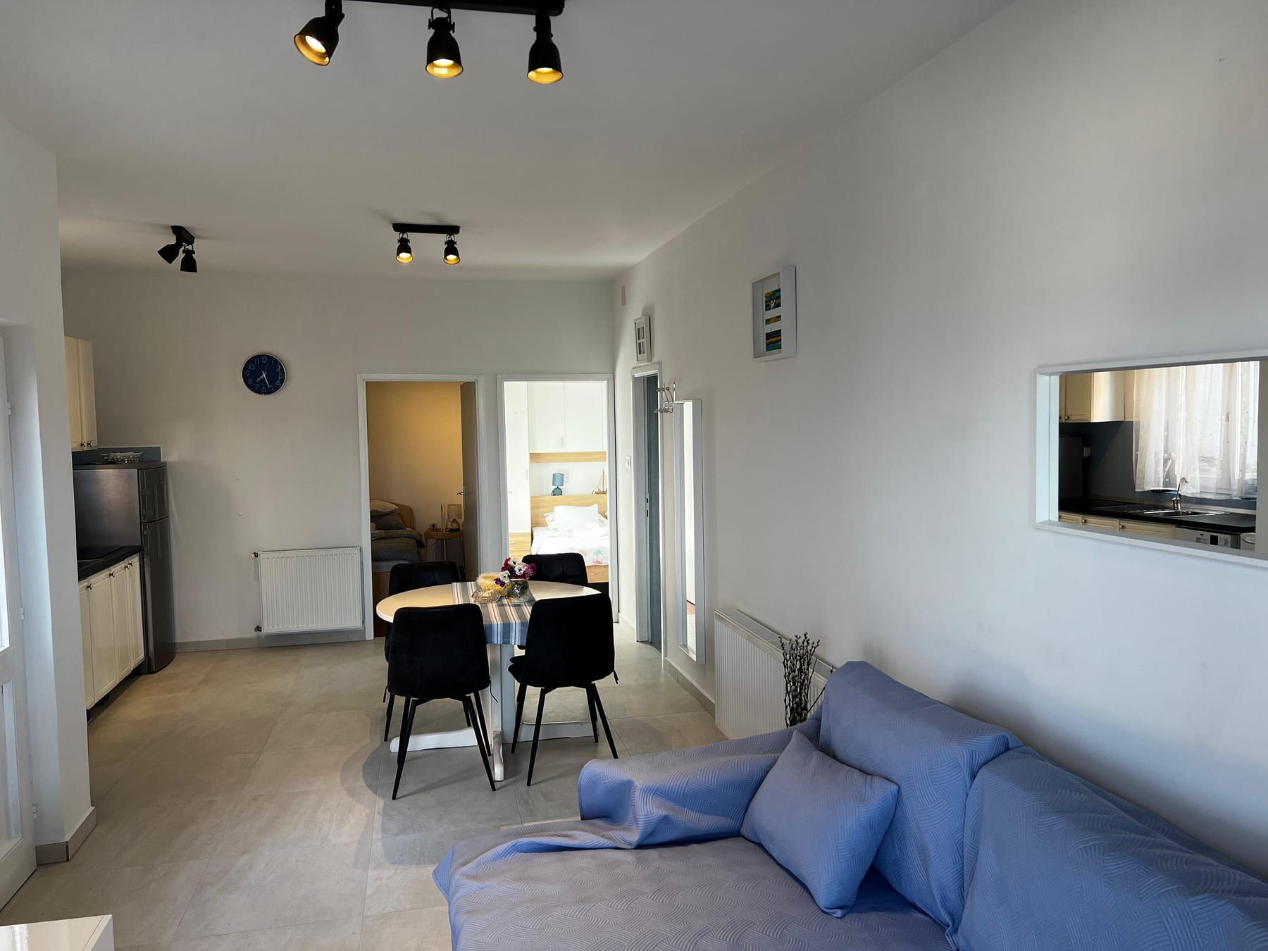 Plavi dvosobni apartman, 47 + 8 m2 - Dnevni prostor, House Klarin